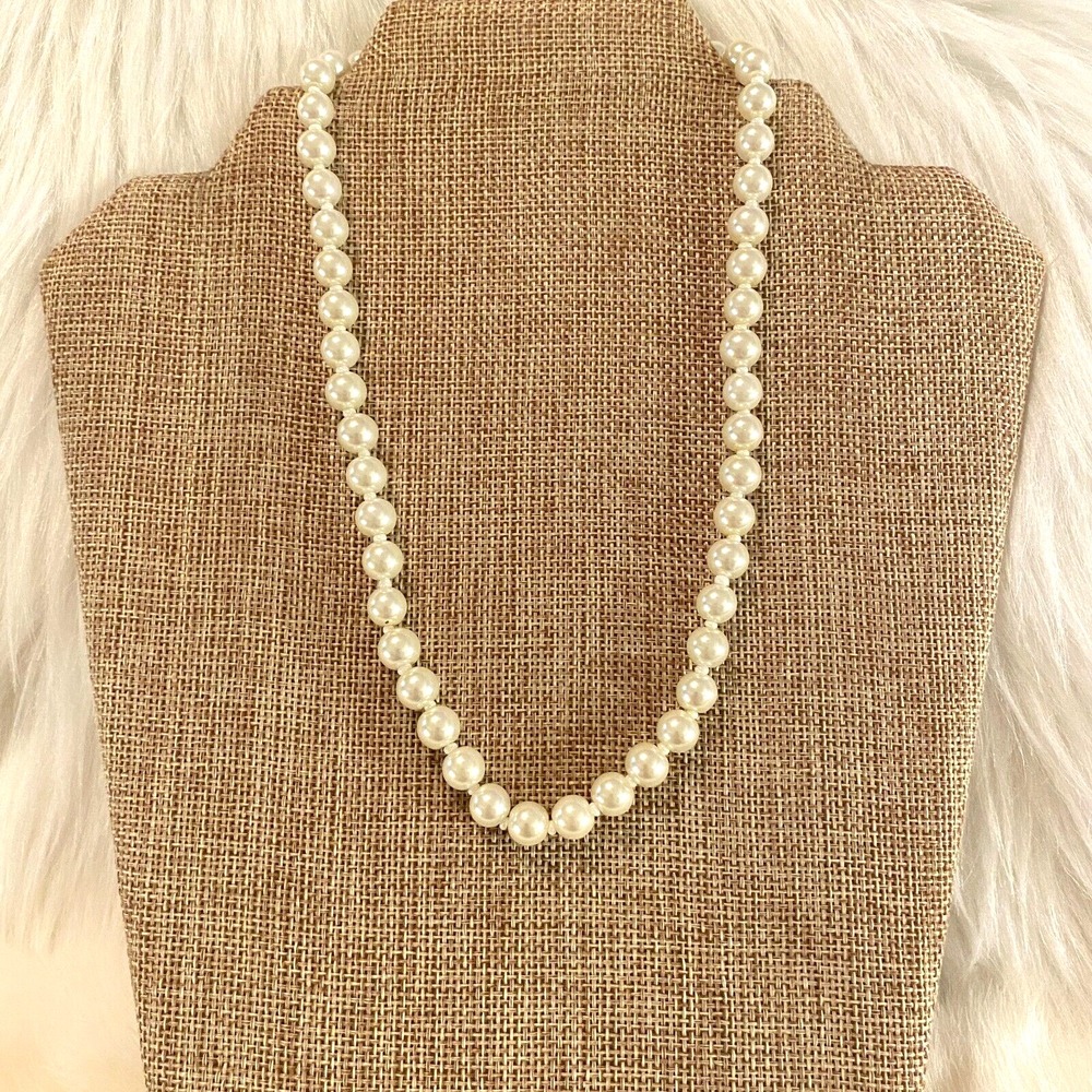 Vtg Regency Formal Glass Bead Necklace‎ Bracelet Rockabilly Retro Romantic 6504 - Picture 2 of 9